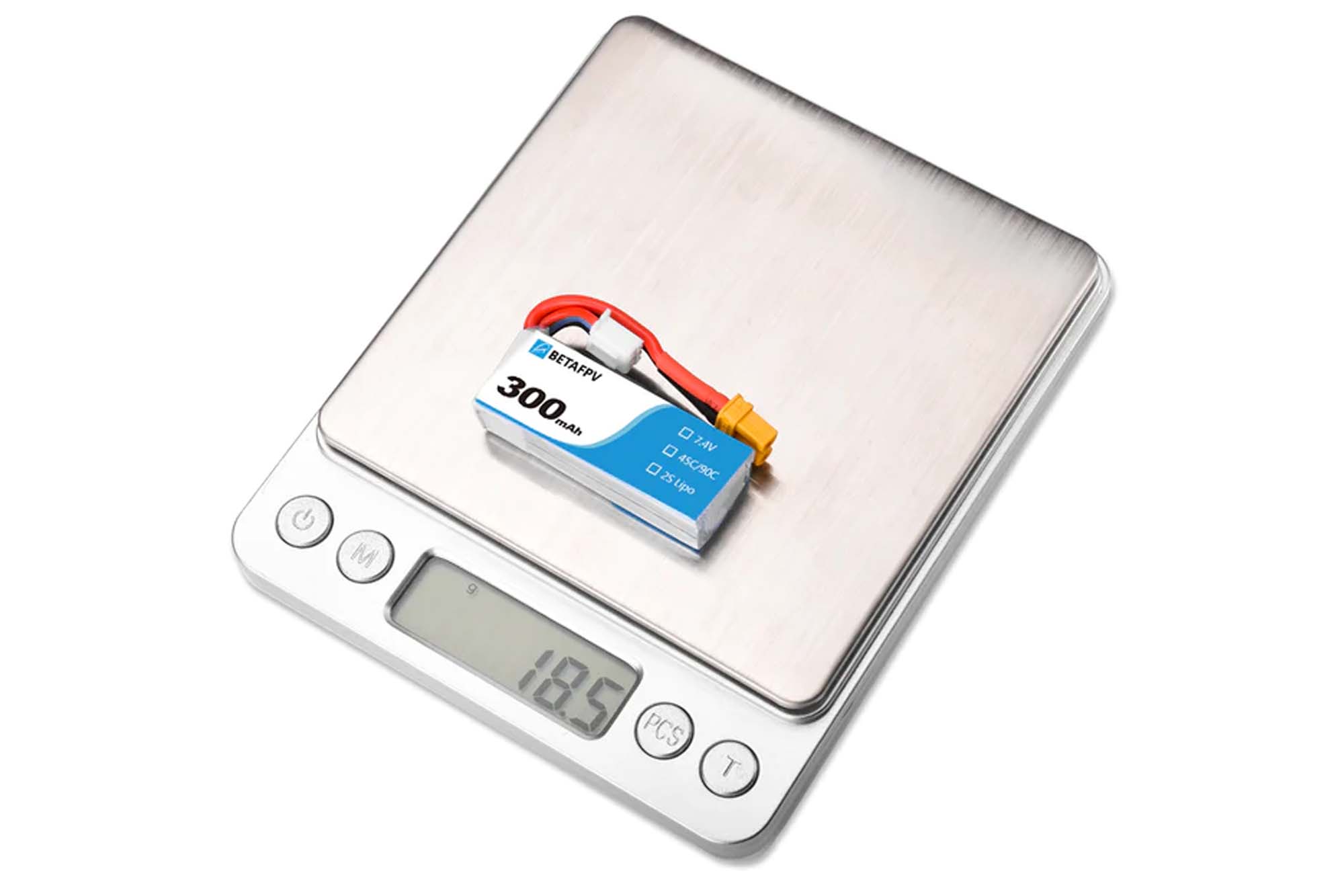 BetaFPV 300mAh 2S 45C Lipo Battery (2PCS) - BAT-BF-01-03