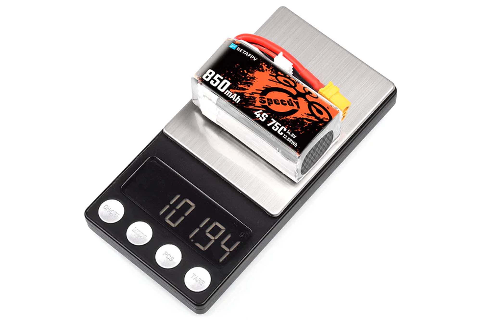 BetaFPV 850mAh 3S/4S 75C Lipo Battery (2PCS) - BAT-BF-01-05