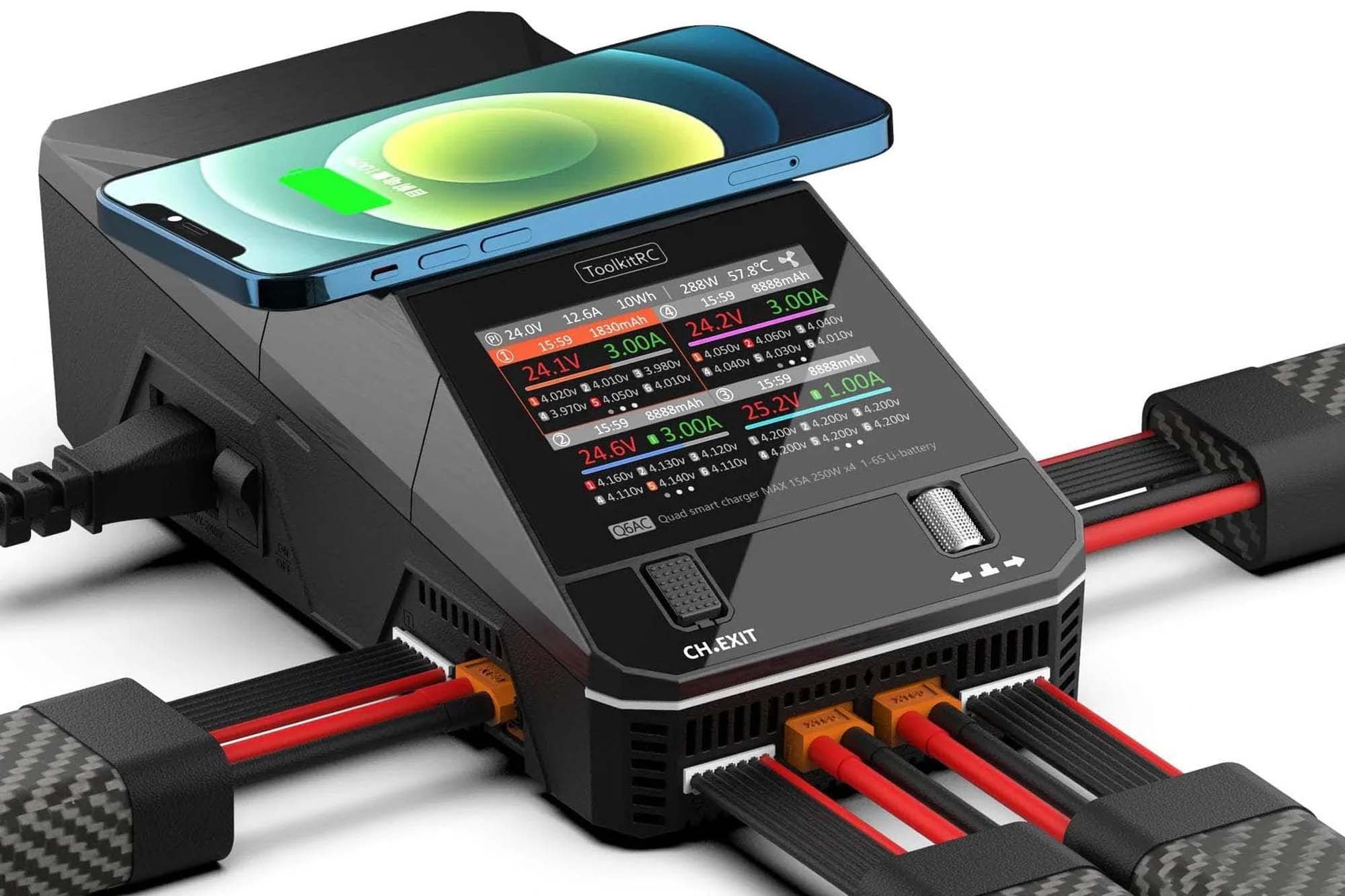 ToolkitRC Q6AC Quad charger UK - TRC-A-01-04
