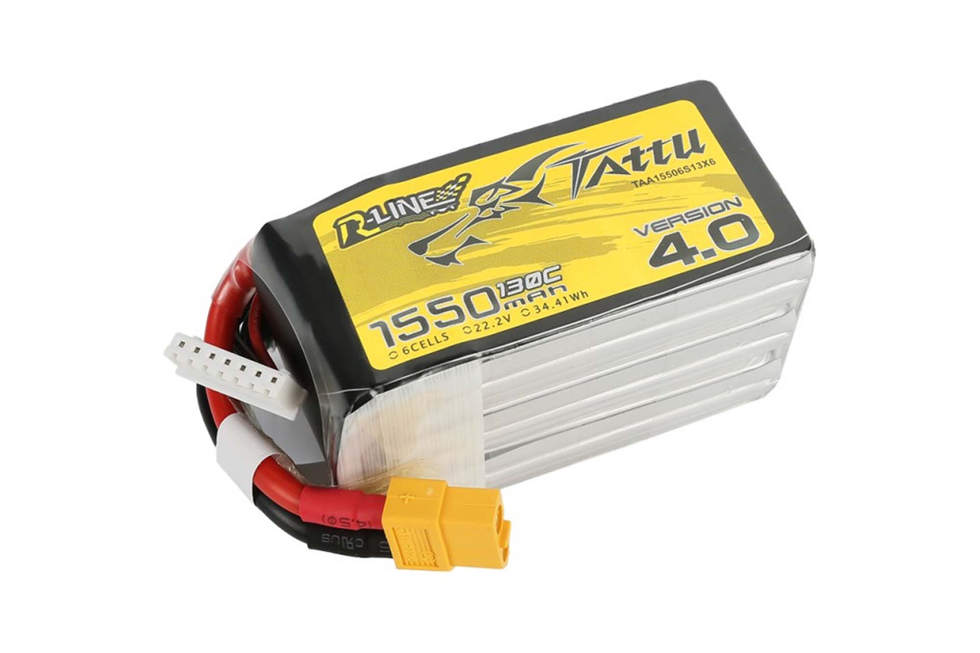 Gensace Tattu R-Line Version 4.0 1550mAh 22.2V 130C 6S1P Lipo with XT60 - BAT-GA-01-08