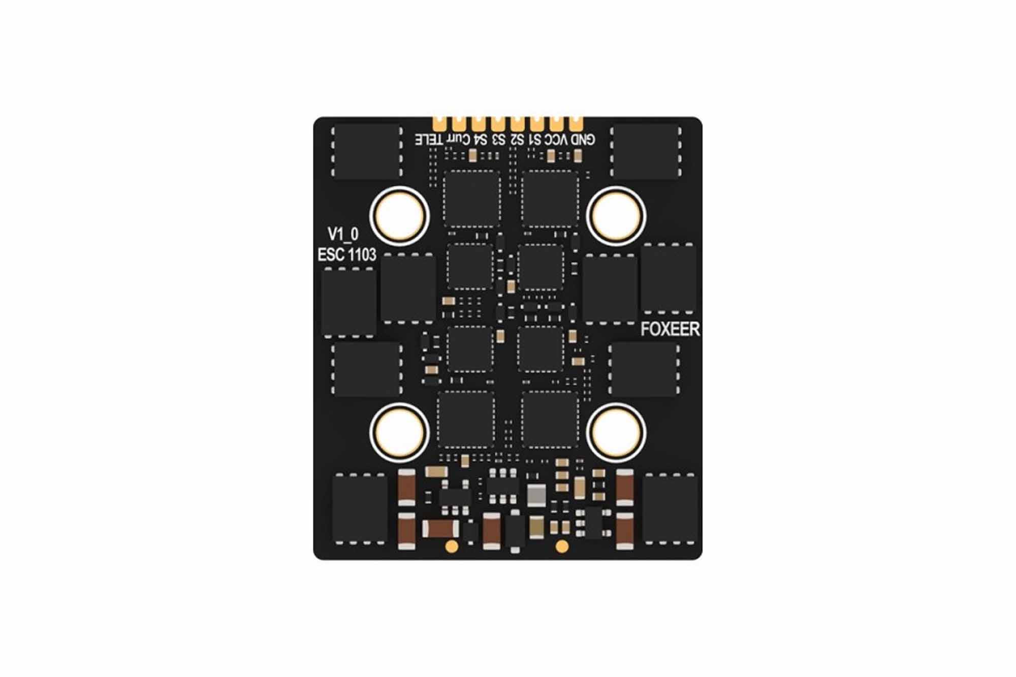Foxeer Reaper F4 Slim Mini ESC 128K 60A BL32 4in1 9~40V 20mm M3 - FX-A-03-05
