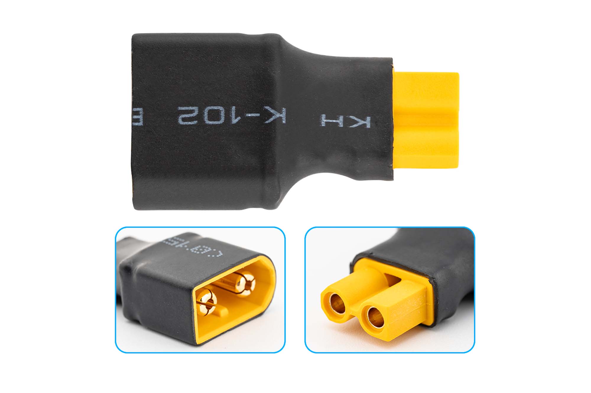 XT60 Male to XT30 Female Adapter - TK42700 - TRC-B-02-02
