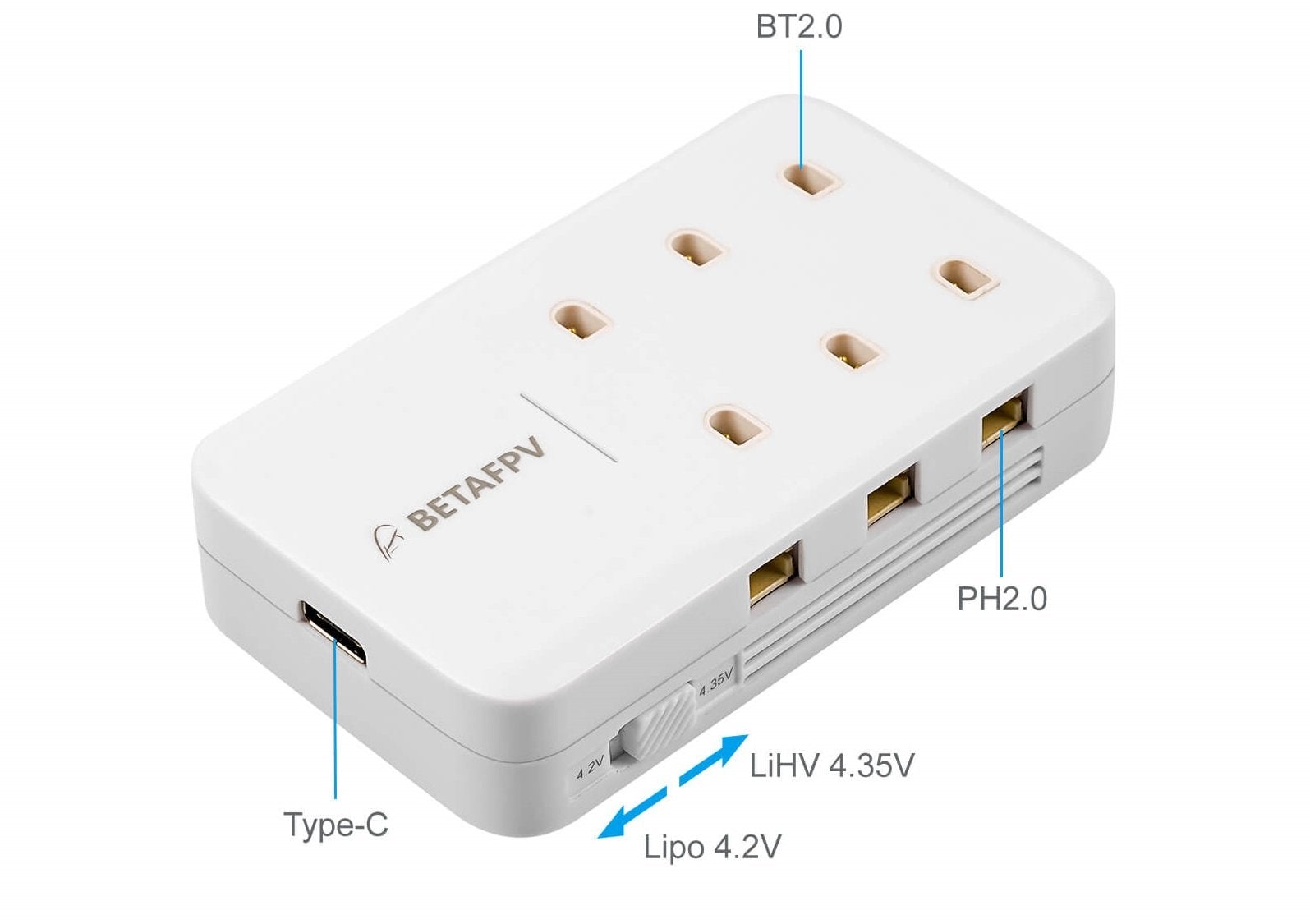 BetaFPV 6 port 1S Charger Board V2 2 - BetaFPV - Drone Authority