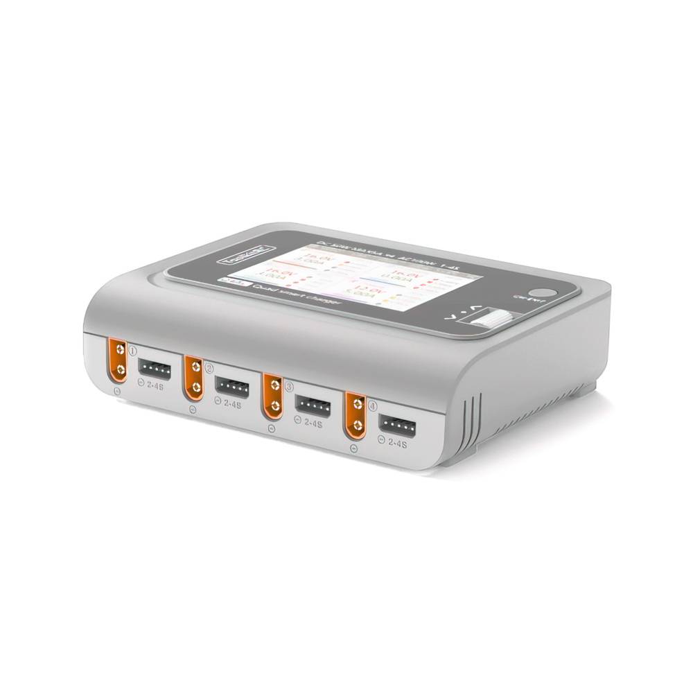 ToolkitRC Q4AC 1-4S 100W AC / 200W DC 4CH Smart Charger - XT60 - TRC-A-02-1