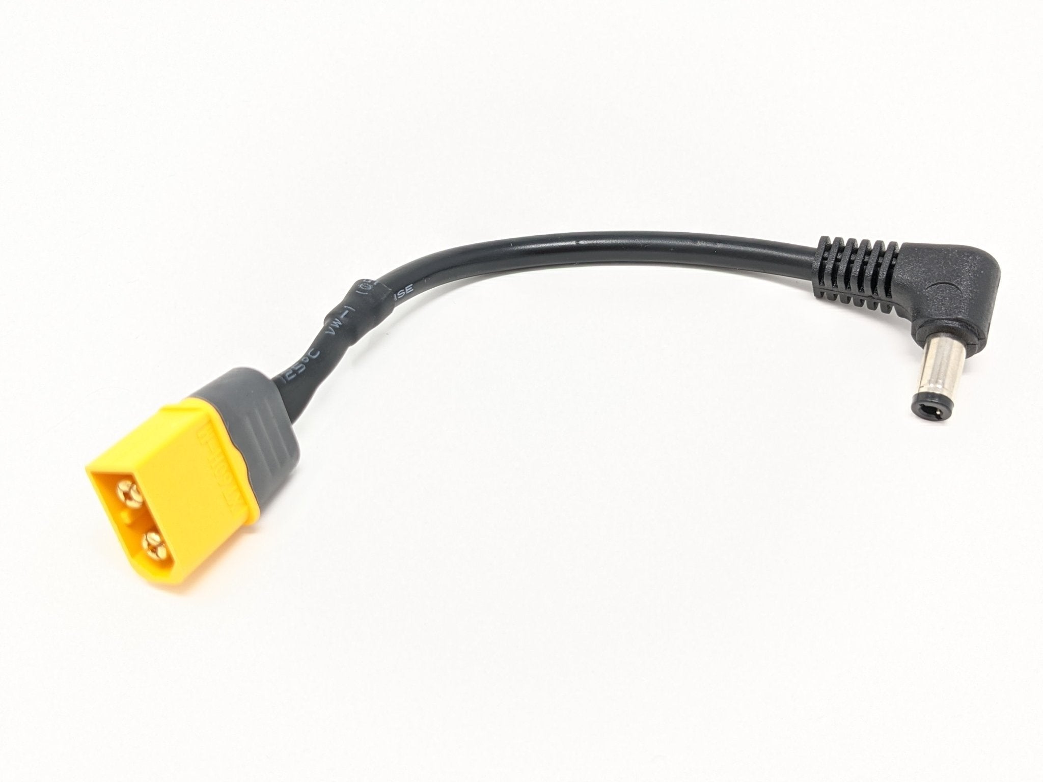 XT60 Male Plug to DC 2.5mm Male Adapter for DJI and Fatshark FPV goggles 1 - Drone Authority - Drone Authority