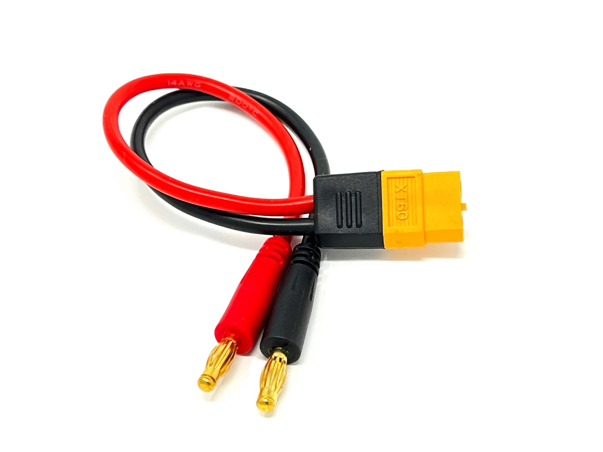 XT60 Male to 4.0mm Banana Plug Silicone Cable 2 - Drone Authority - Drone Authority