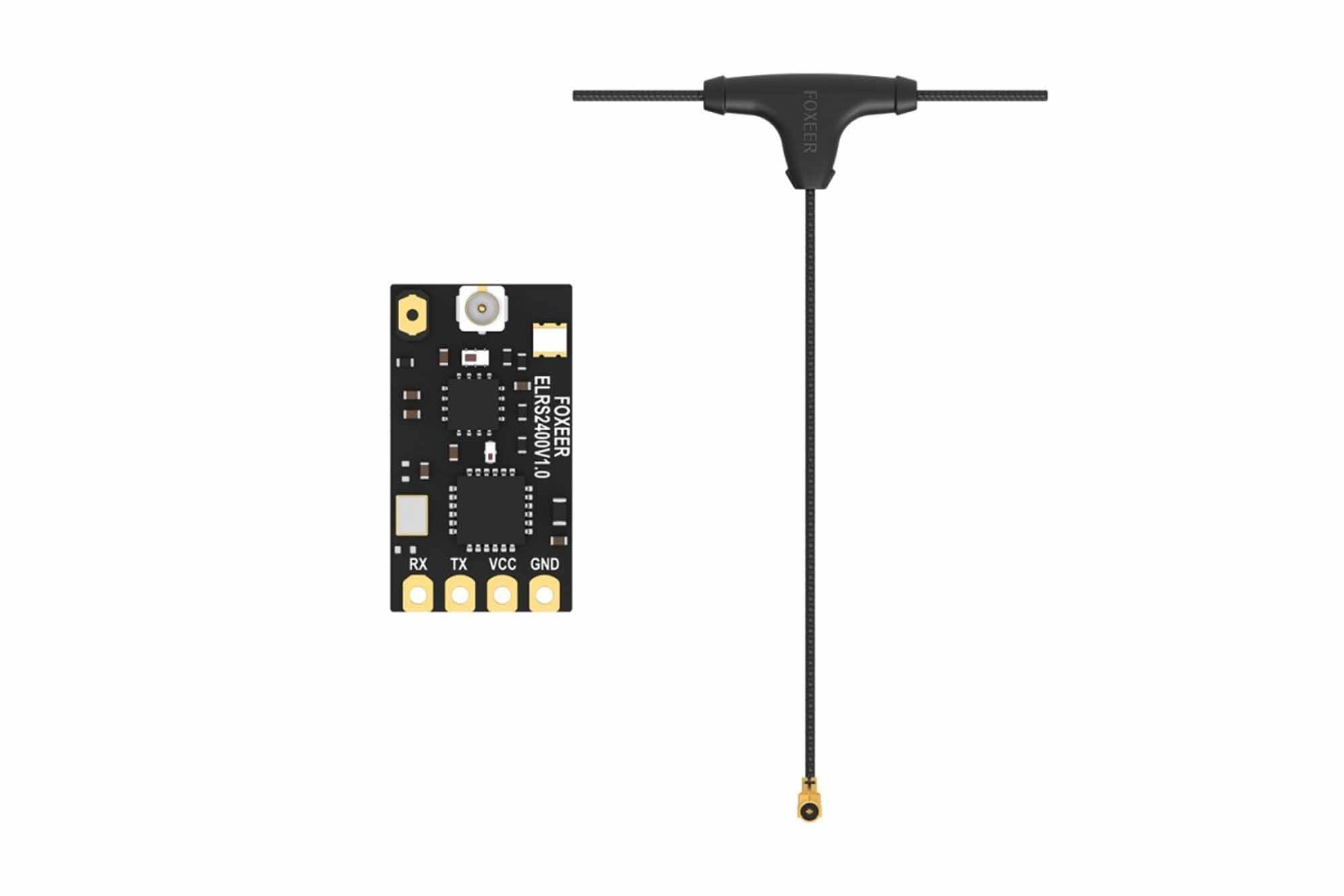 Foxeer ELRS 2.4G Receiver LNA with T Antenna