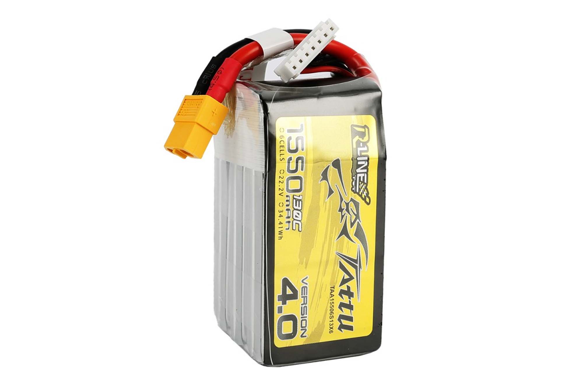 Gensace Tattu R-Line Version 4.0 1550mAh 22.2V 130C 6S1P Lipo with XT60 - BAT-GA-01-08