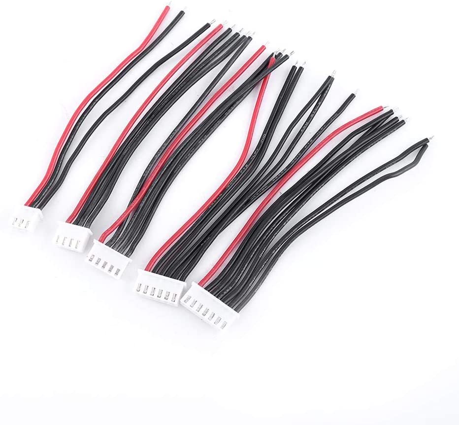 JST XH Balance Charging Cable (3S/4S/6S) 22AWG 10cm (5pcs)