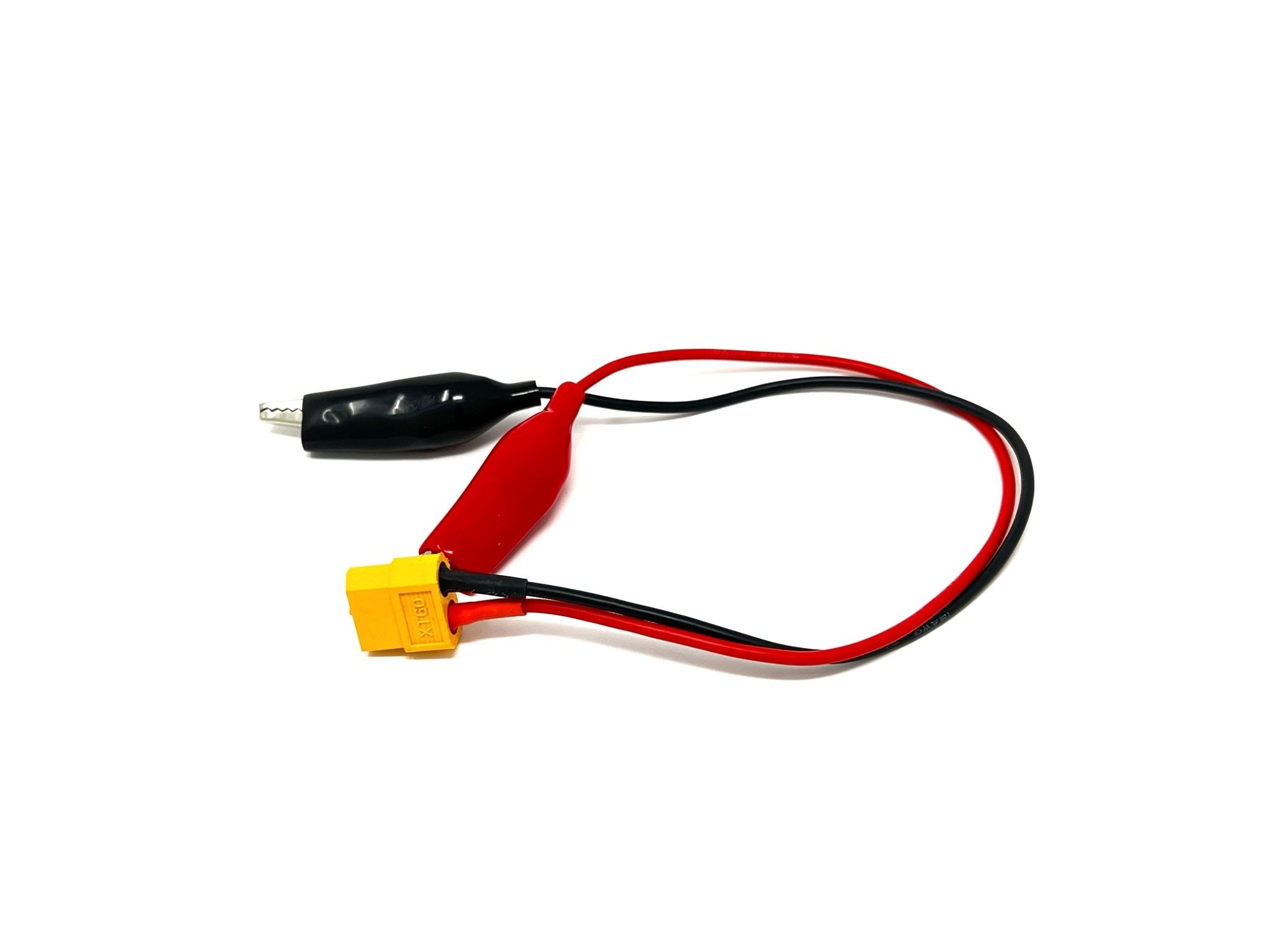 Crocodile clips to XT60 diagnostic cable 2 - Drone Authority - Drone Authority