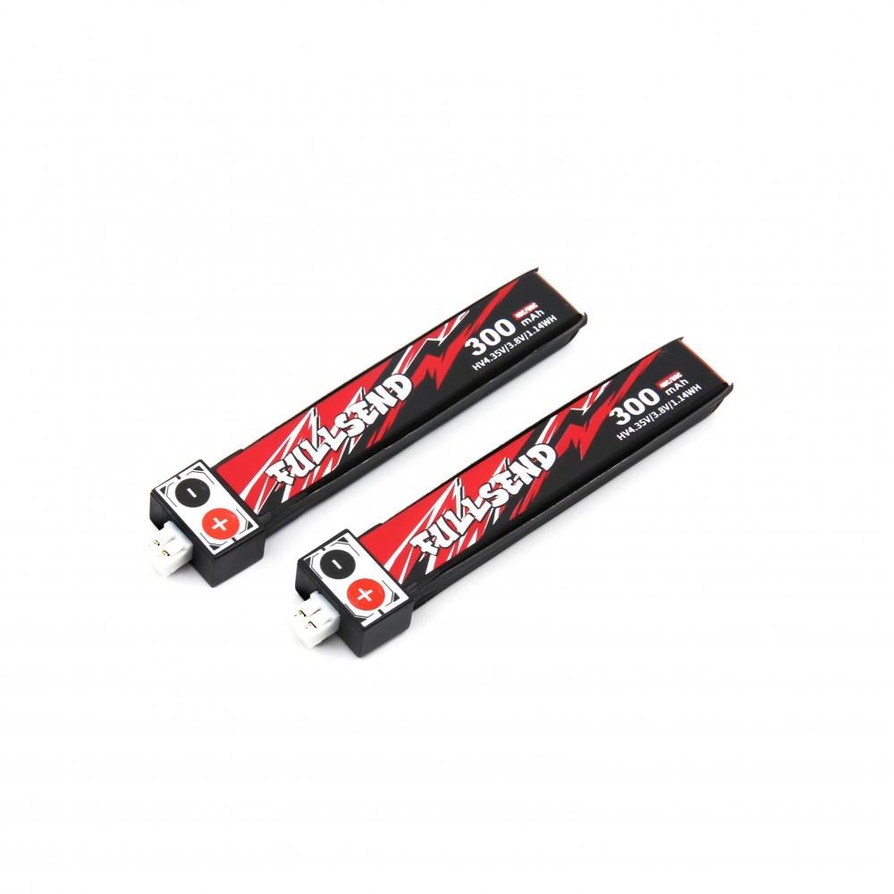 iFlight Fullsend 1S HV 300mAh 40C Lipo Battery PH2.0 (5pcs/pack) 2 - iFlight - Drone Authority