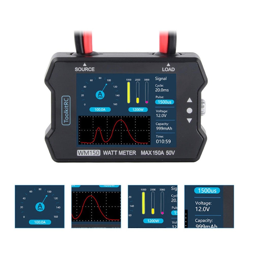 ToolkitRC WM150 Advanced Watt Meter 6 - ToolkitRC - Drone Authority